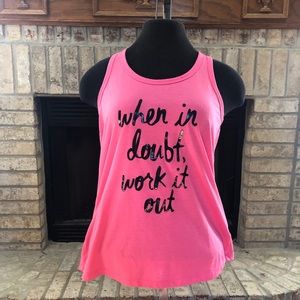 Tank top “When in doubt work it out”